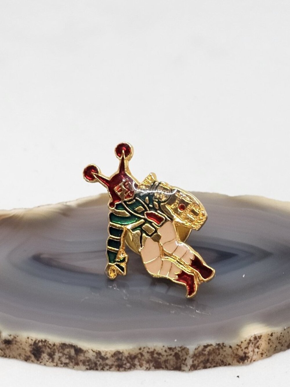 Vintage Kachina Masonic El Zaribah Shriners Pin Lapel Enamel Clown Unit